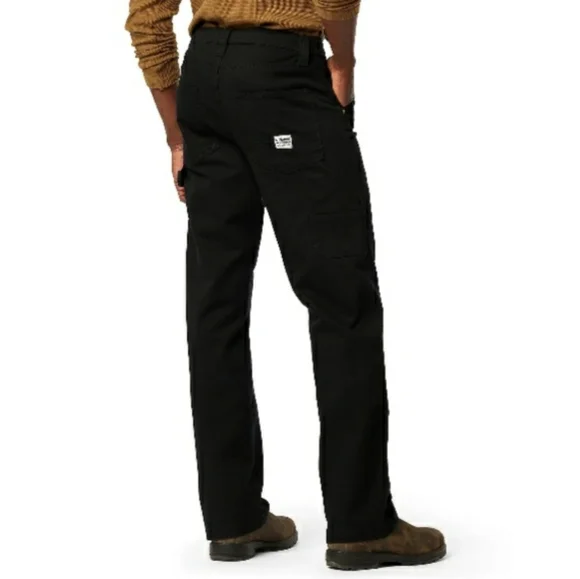 Levi Strauss Signature Carpenter Jeans Mens 40 x 32 Black Denim Hammer Loop NWT - Picture 9 of 9